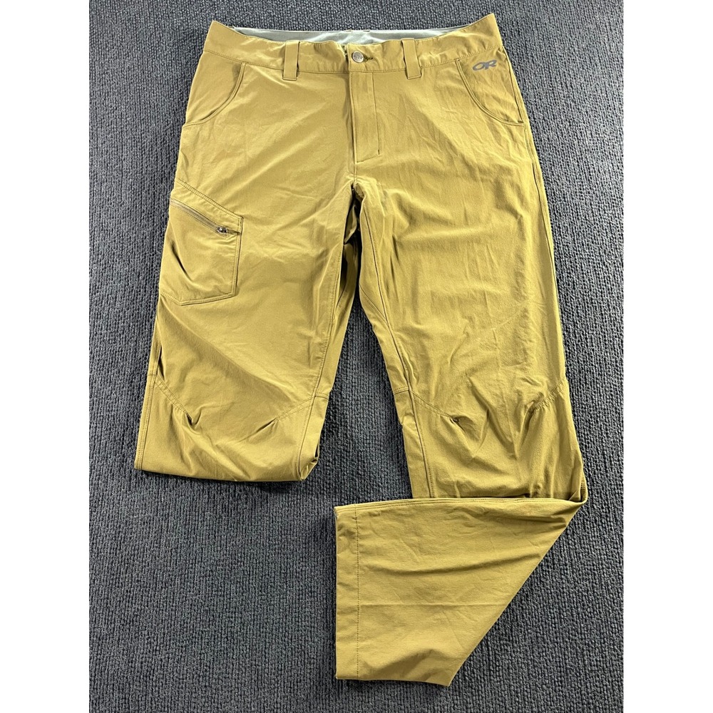 Outdoor Research Ferrosi Pants Mens 35 Green Hiking Climbing Technical